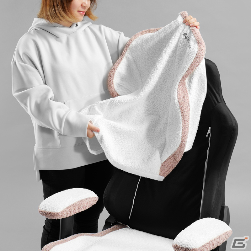 女性ゲーマー向けの小型ゲーミングチェアがBauhutteから発売！小柄な人向けの低座面設計やふわもこ素材の洗えるカバーを採用の画像5