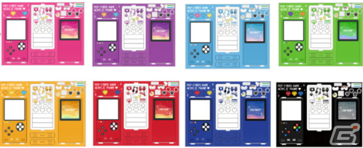ポップサイバーゲームアクリルフレーム（全8種）