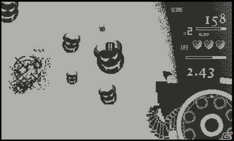 ゲーム機のクランクを回してリロードするSTG「CRANK and SHOOT!!」が配信！ガトリングモード中は連射が可能にの画像8