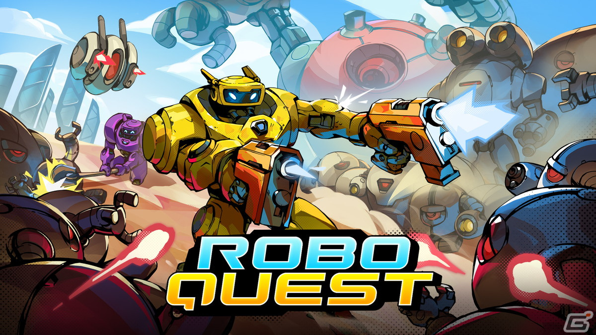 荒廃した未来でハイスピード・バトルを繰り広げるローグライトFPS「ロボクエスト」のバージョン1.0が配信開始！の画像