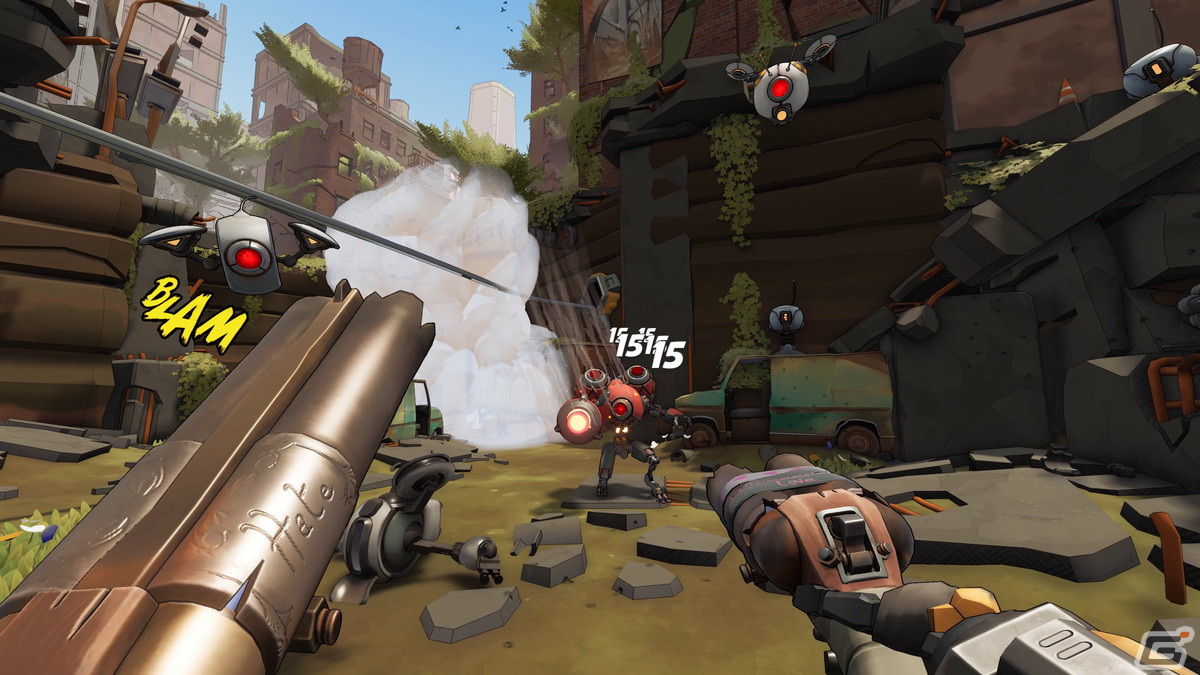荒廃した未来でハイスピード・バトルを繰り広げるローグライトFPS「ロボクエスト」のバージョン1.0が配信開始！の画像7