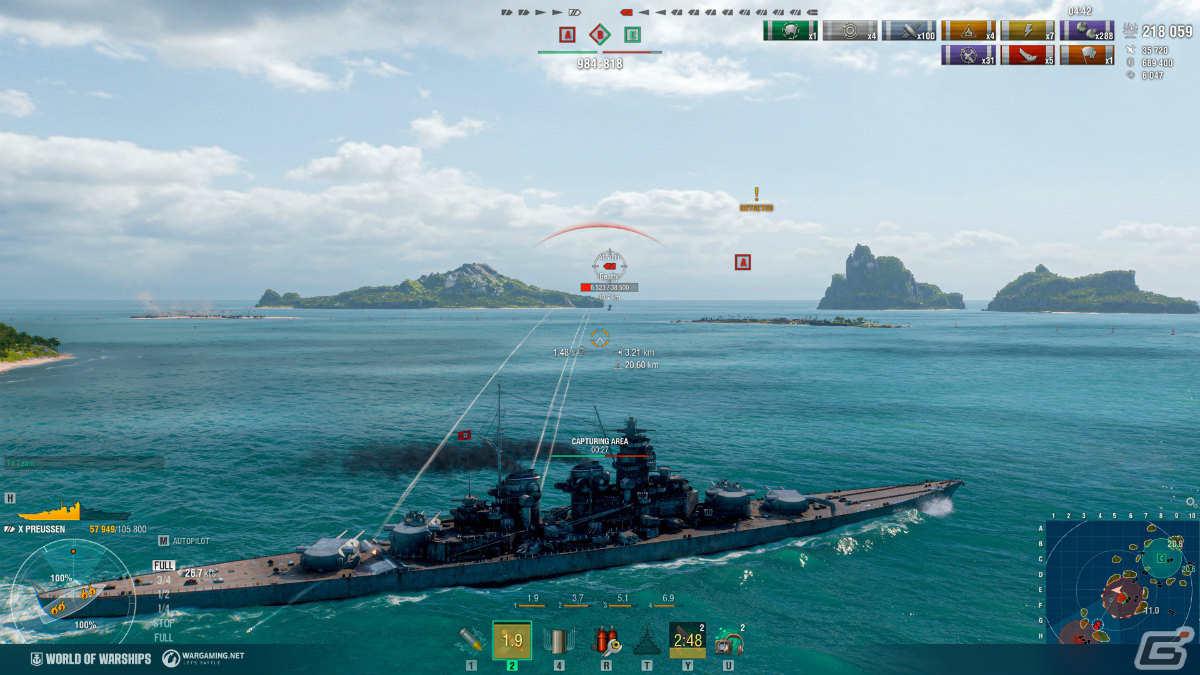 「World of Warships」×アニメ「ハイスクール・フリート」のコラボが11月16日より再び実施！「WoWSL」にはホロライブが登場の画像13