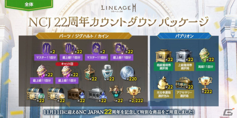 「リネージュ2M」全ワールドで出席報酬「NCJ 22周年特別記念出席」が開催！イベント「突撃！カタコムと侵略者」もの画像3