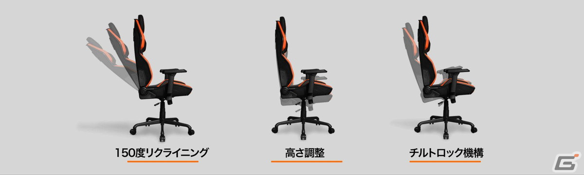 ゲーミングチェア「COUGAR Hotrod シリーズ」の3製品が11月10日に発売!人間工学に基づく設計で長時間のプレイが可能にの画像
