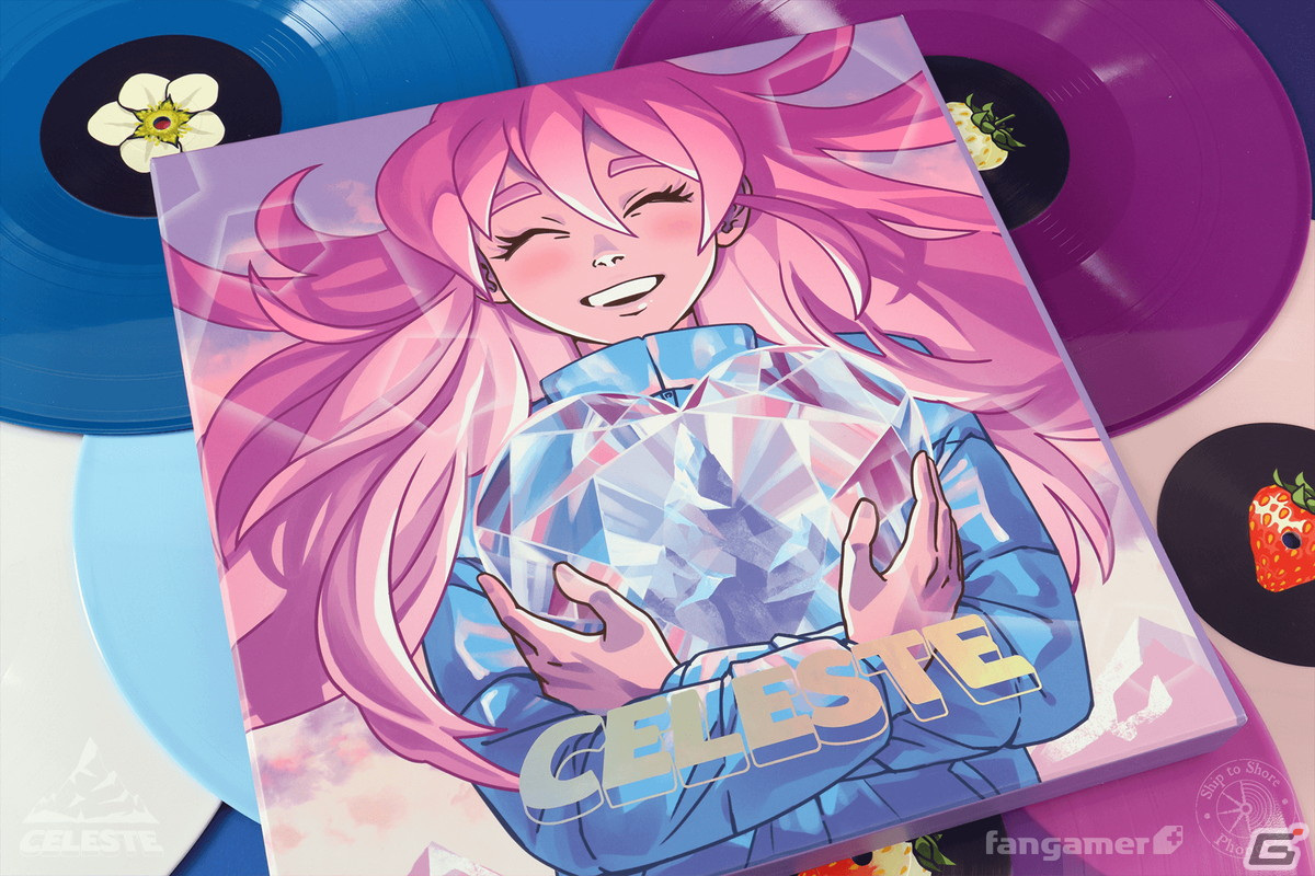 「Celeste」最新アイテムとしてストロベリーパイのロケットペンダントとLPレコード6枚組のサウンドトラックが発売!の画像