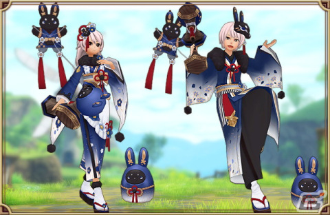 和式藍兎型アバター