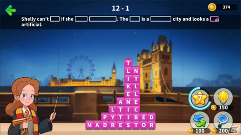世界の名所を巡りながら英語力をアップするパズルゲーム「アドベンチャーワード アラウンド・ザ・ワールド」がSwitchで配信！の画像4