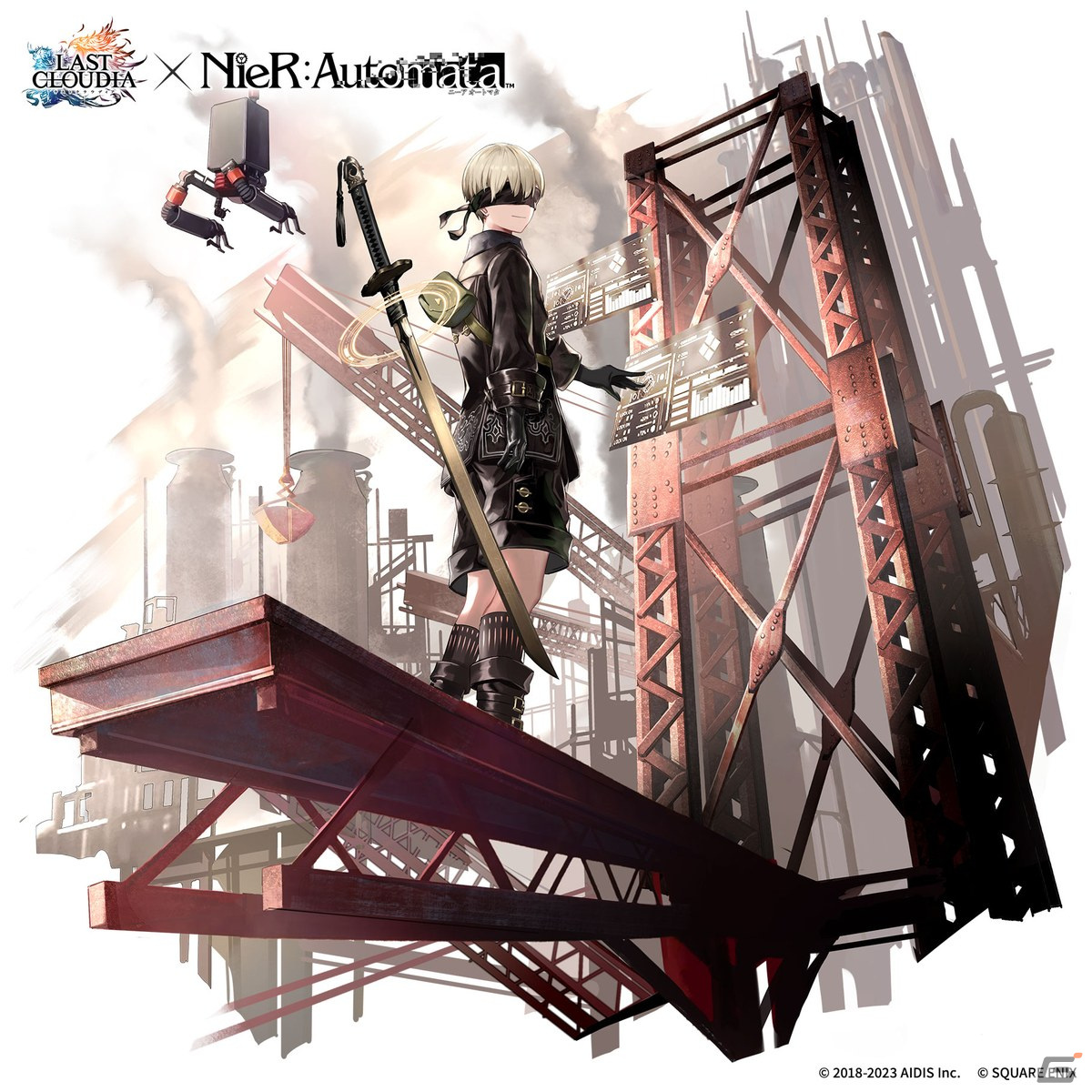 「ラスクラ」で「NieR:Automata」の復刻コラボが開催!ユニット「複製サレタ2Pノ義体」(CV:石川由依)やアーク「バンカー」が登場の画像