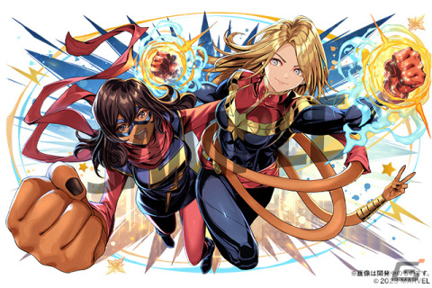 「パズドラ」で「MARVEL」コラボが11月10日より開催！「キャプテン・アメリカ＆アイアンマン」などペアキャラクターが参戦の画像
