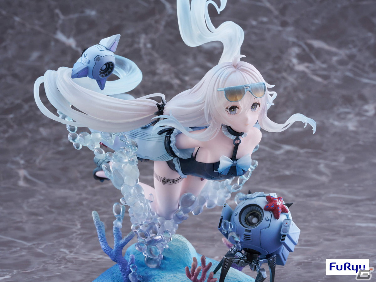「パニシング：グレイレイヴン」の21号が水着姿で1/7スケールフィギュア化！こちらを見つめてくる愛くるしい表情を緻密に再現の画像10