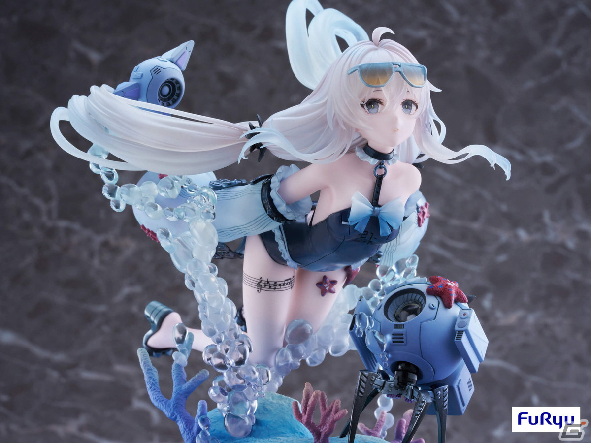 「パニシング：グレイレイヴン」の21号が水着姿で1/7スケールフィギュア化！こちらを見つめてくる愛くるしい表情を緻密に再現の画像11