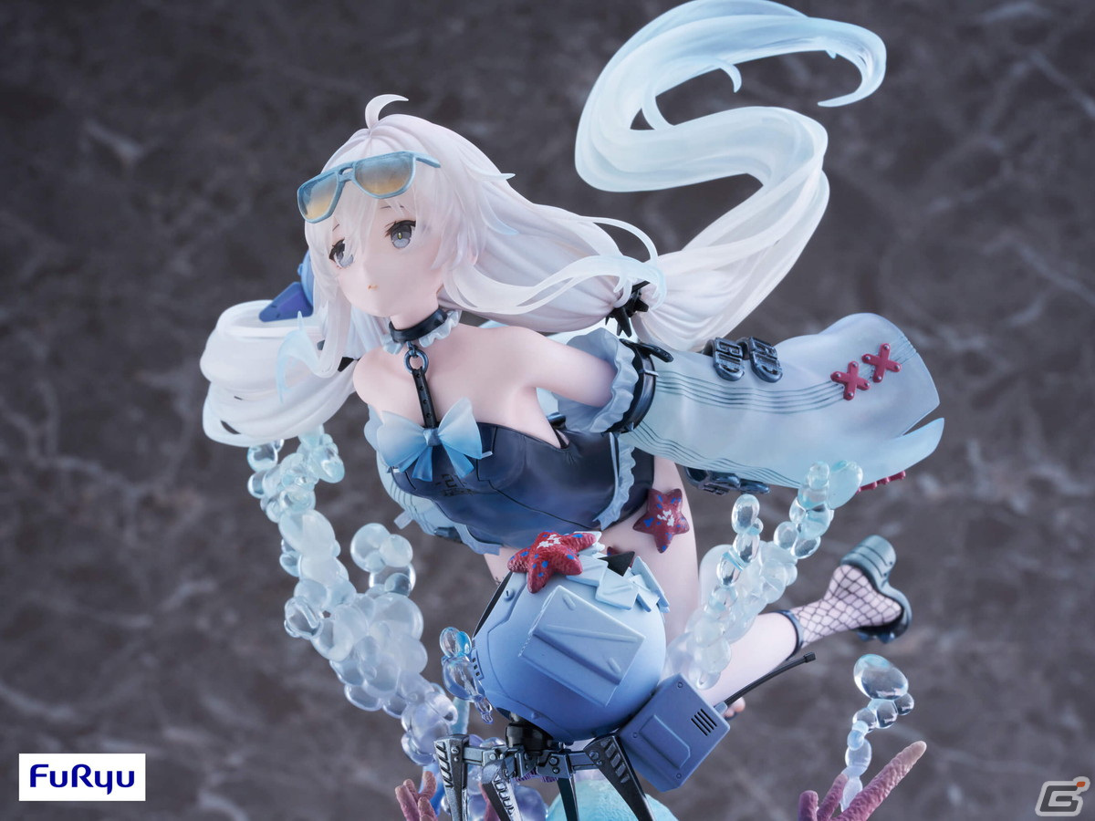 「パニシング：グレイレイヴン」の21号が水着姿で1/7スケールフィギュア化！こちらを見つめてくる愛くるしい表情を緻密に再現の画像12
