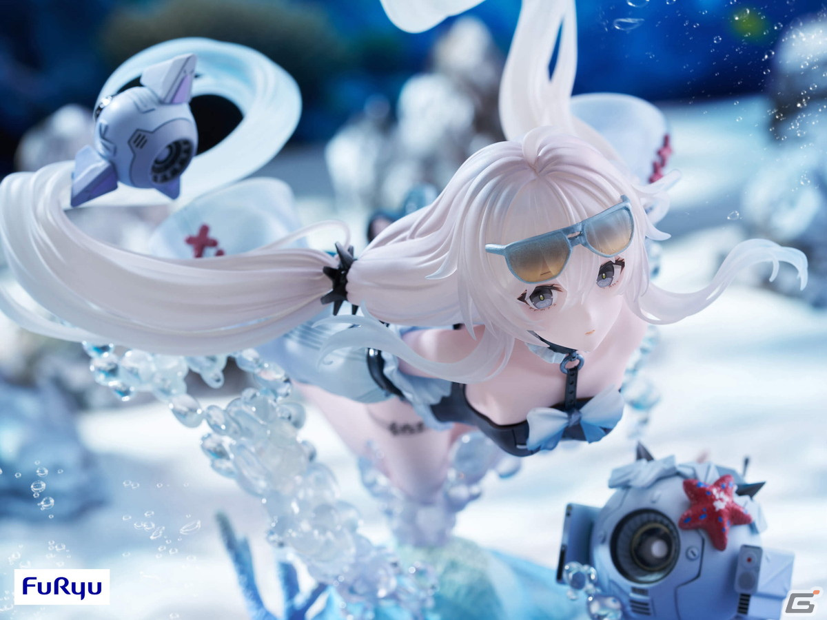 「パニシング：グレイレイヴン」の21号が水着姿で1/7スケールフィギュア化！こちらを見つめてくる愛くるしい表情を緻密に再現の画像5