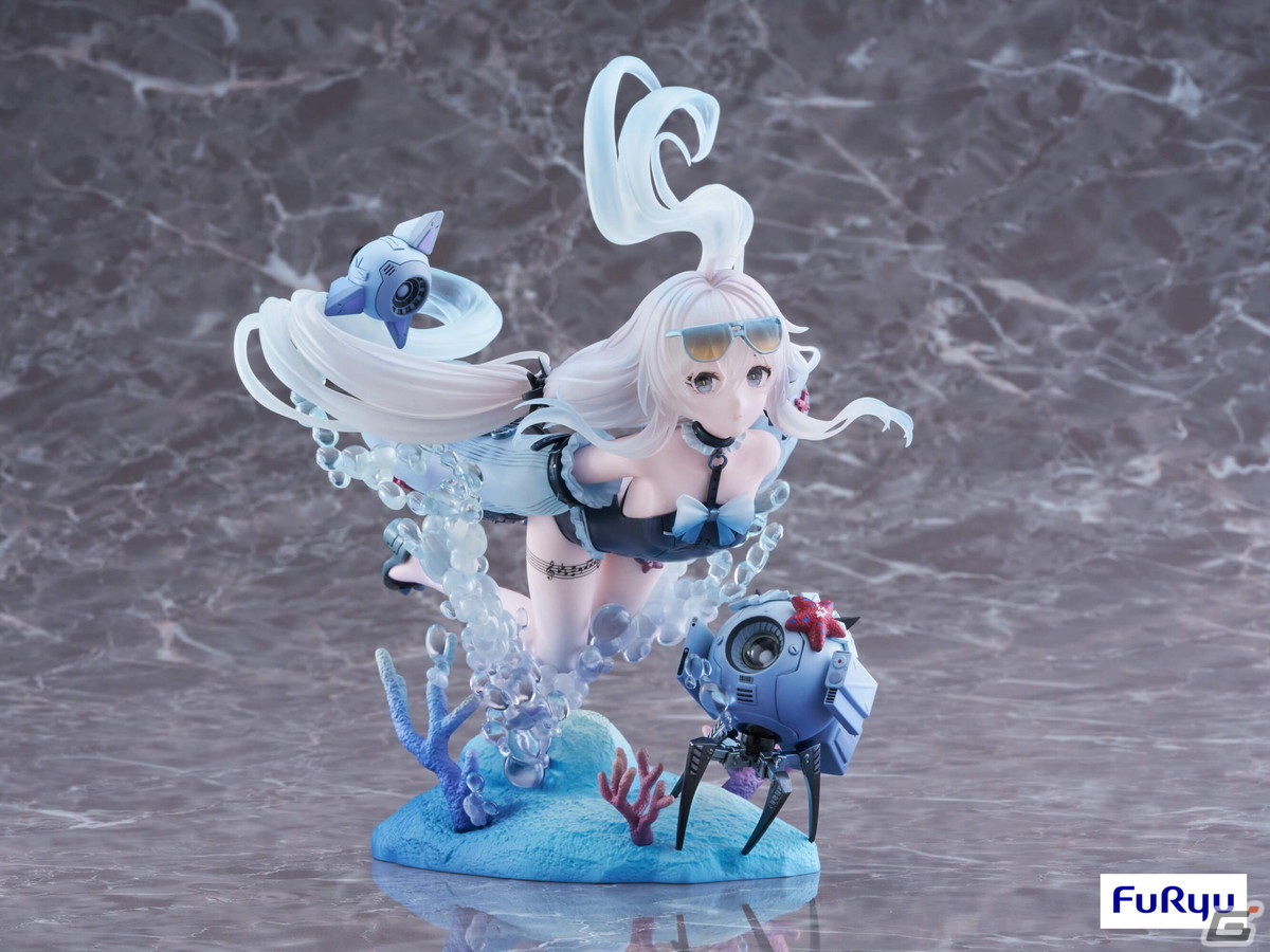 「パニシング：グレイレイヴン」の21号が水着姿で1/7スケールフィギュア化！こちらを見つめてくる愛くるしい表情を緻密に再現の画像6