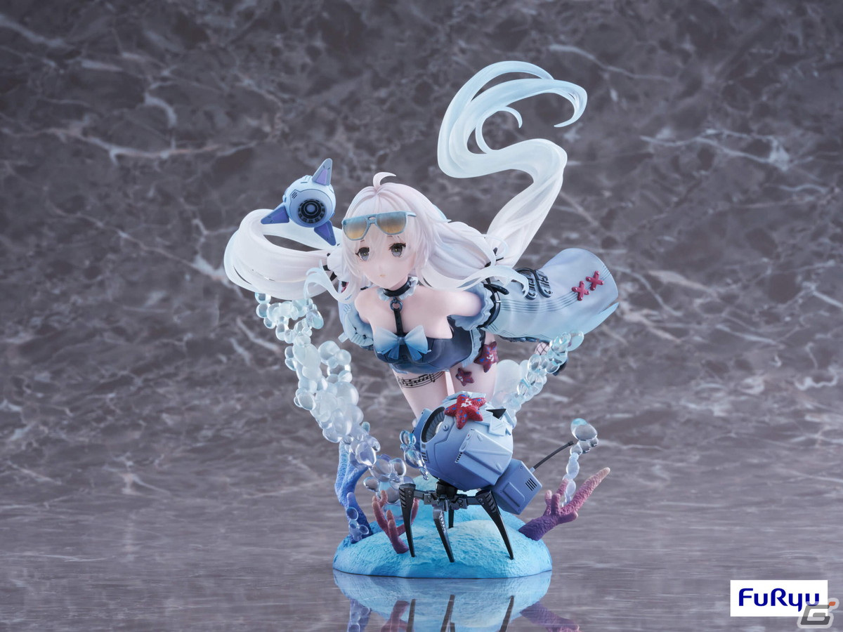 「パニシング：グレイレイヴン」の21号が水着姿で1/7スケールフィギュア化！こちらを見つめてくる愛くるしい表情を緻密に再現の画像7