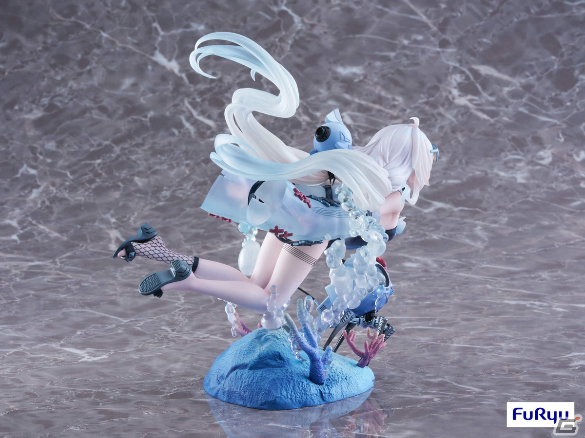 「パニシング：グレイレイヴン」の21号が水着姿で1/7スケールフィギュア化！こちらを見つめてくる愛くるしい表情を緻密に再現の画像8