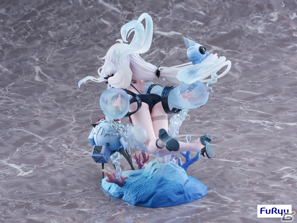 「パニシング：グレイレイヴン」の21号が水着姿で1/7スケールフィギュア化！こちらを見つめてくる愛くるしい表情を緻密に再現の画像9
