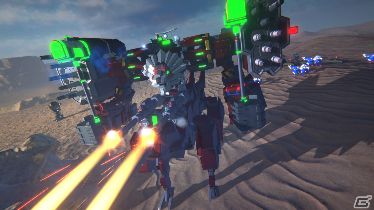「カスタムメックウォーズ」ではミッション中リアルタイムに機体の乗り替えが可能！PS5版のゲームトライアルや魔改造コンテストなど最新情報をお届けの画像