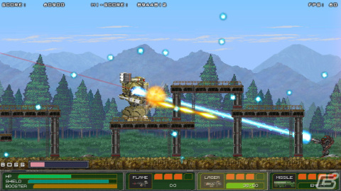 近代兵器とスーパーメカが入り乱れる横スクロールアクション「MECHBLAZE」がSwitchで12月14日に配信決定！の画像