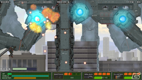 近代兵器とスーパーメカが入り乱れる横スクロールアクション「MECHBLAZE」がSwitchで12月14日に配信決定！の画像