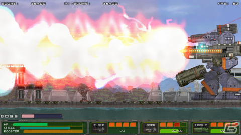 近代兵器とスーパーメカが入り乱れる横スクロールアクション「MECHBLAZE」がSwitchで12月14日に配信決定！の画像