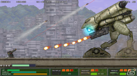 近代兵器とスーパーメカが入り乱れる横スクロールアクション「MECHBLAZE」がSwitchで12月14日に配信決定！の画像