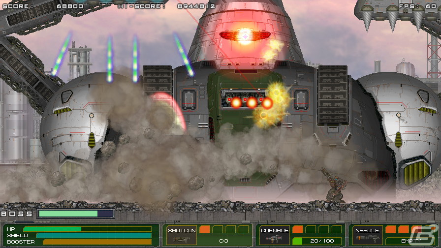 近代兵器とスーパーメカが入り乱れる横スクロールアクション「MECHBLAZE」がSwitchで12月14日に配信決定！の画像5