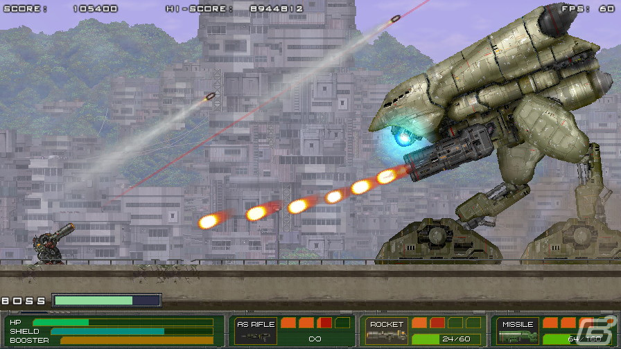 近代兵器とスーパーメカが入り乱れる横スクロールアクション「MECHBLAZE」がSwitchで12月14日に配信決定！の画像8