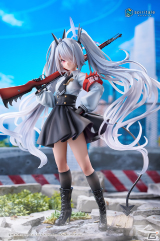「ブルアカ」風紀委員会の切り込み隊長・銀鏡イオリが1/7スケールフィギュアに！なびく銀髪ツインテールやしなやかな尻尾などを忠実に再現の画像10