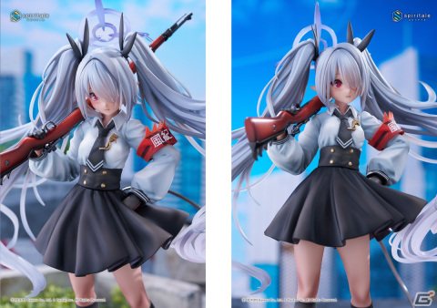 「ブルアカ」風紀委員会の切り込み隊長・銀鏡イオリが1/7スケールフィギュアに！なびく銀髪ツインテールやしなやかな尻尾などを忠実に再現の画像11