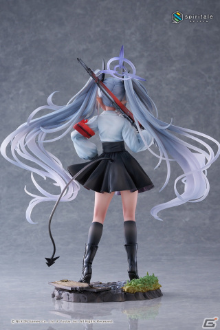 「ブルアカ」風紀委員会の切り込み隊長・銀鏡イオリが1/7スケールフィギュアに!なびく銀髪ツインテールやしなやかな尻尾などを忠実に再現の画像