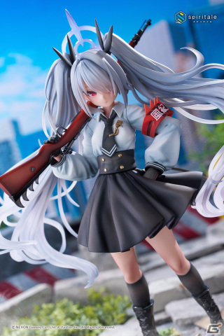 「ブルアカ」風紀委員会の切り込み隊長・銀鏡イオリが1/7スケールフィギュアに！なびく銀髪ツインテールやしなやかな尻尾などを忠実に再現の画像9