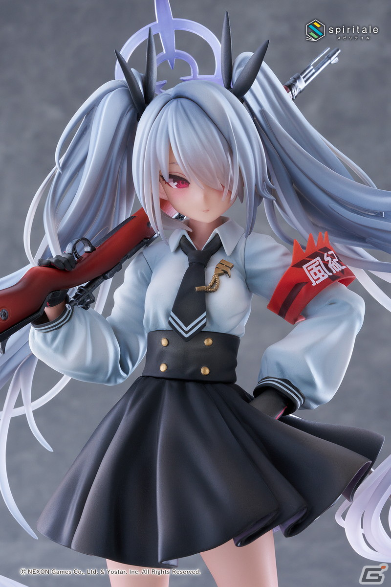 「ブルアカ」風紀委員会の切り込み隊長・銀鏡イオリが1/7スケールフィギュアに！なびく銀髪ツインテールやしなやかな尻尾などを忠実に再現の画像7
