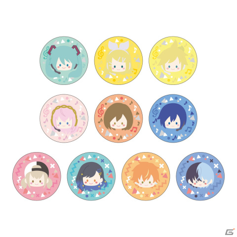 「プロセカ」グリッター缶バッジ イベントイラストコレクション vol.23／vol.24、刺繍缶バッジコレクションが新登場！の画像