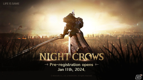 WEMADE、ブロックチェーン技術を導入したMMORPG「Night Crows」のグローバル版ティザーサイトを公開！の画像1