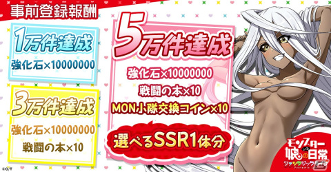 モン娘たちとの同居生活を描いた「モンスター娘のいる日常」がG123でゲーム化！「モンスター娘のいる日常 ファンタジックライフ」の事前登録が開始の画像7