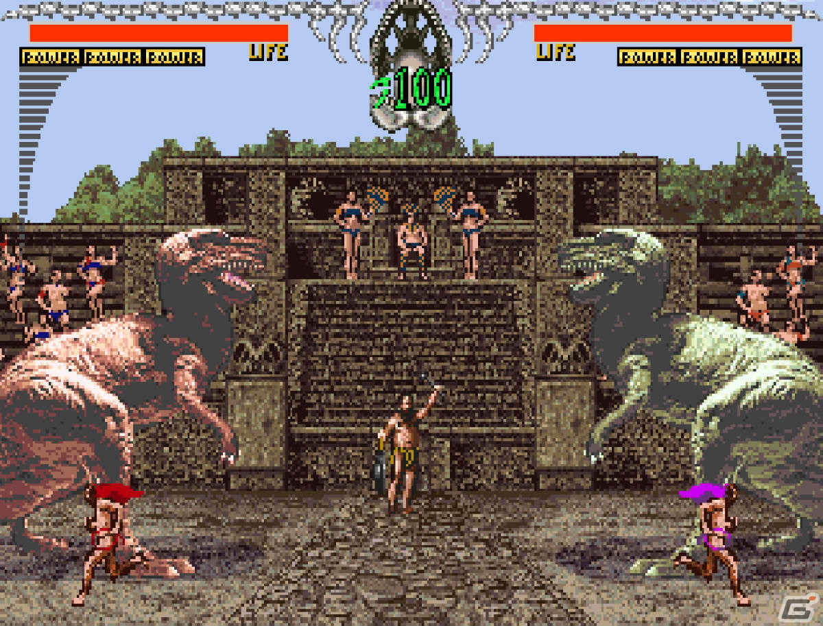 「アーケードアーカイブス ダイノレックス」が11月16日に配信！1992年にタイトーから発売された恐竜格闘ゲームの画像3