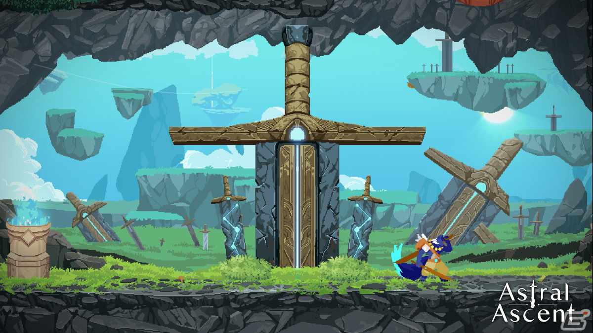 「アストラル アセント」のSteam版が正式リリース！数百ものスペルから自分だけのプレイスタイルを見出す2DローグライトACTの画像2