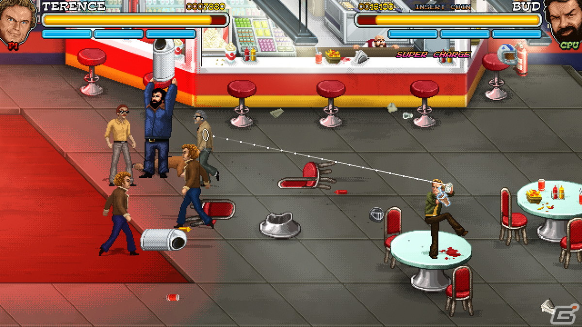 横スクロールACT「Bud Spencer ＆ Terence Hill – Slaps and Beans 2」のコンソール版が配信！の画像