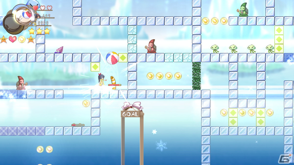 横スクロールアクション「不思議な夢の海のとばり」のSwitch版が配信！敵から魔法を手に入れながら蒼い海を冒険しようの画像10