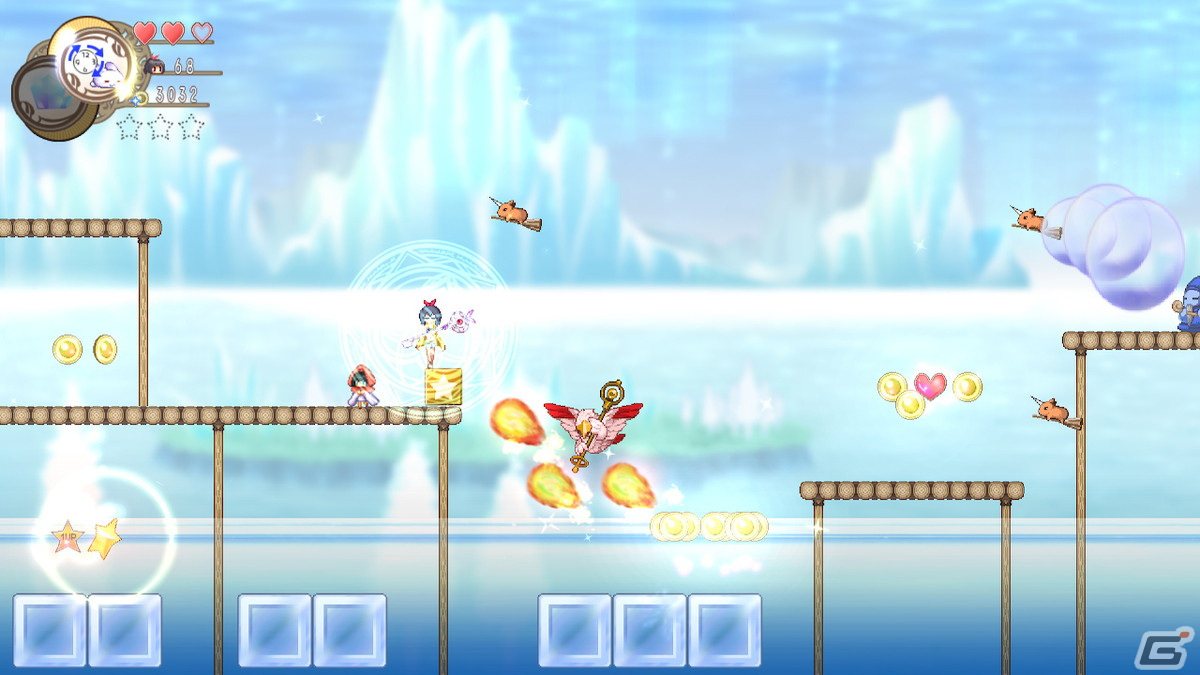 横スクロールアクション「不思議な夢の海のとばり」のSwitch版が配信！敵から魔法を手に入れながら蒼い海を冒険しようの画像4