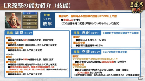 「三國志 覇道」にLR武将の孫堅と許褚が登場！長期イベント「城塞陣略」の第三期は評価対象数が5戦から3戦へ変更にの画像5