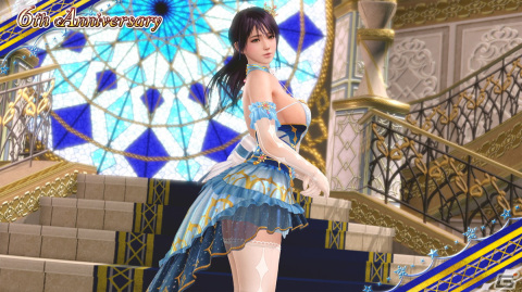 「DEAD OR ALIVE XVV」シンデレラのような6周年記念SSR水着「サンドリヨン・エスカリエ」が登場!6thアニバーサリーキャンペーンが開始の画像