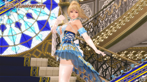 「DEAD OR ALIVE XVV」シンデレラのような6周年記念SSR水着「サンドリヨン・エスカリエ」が登場!6thアニバーサリーキャンペーンが開始の画像