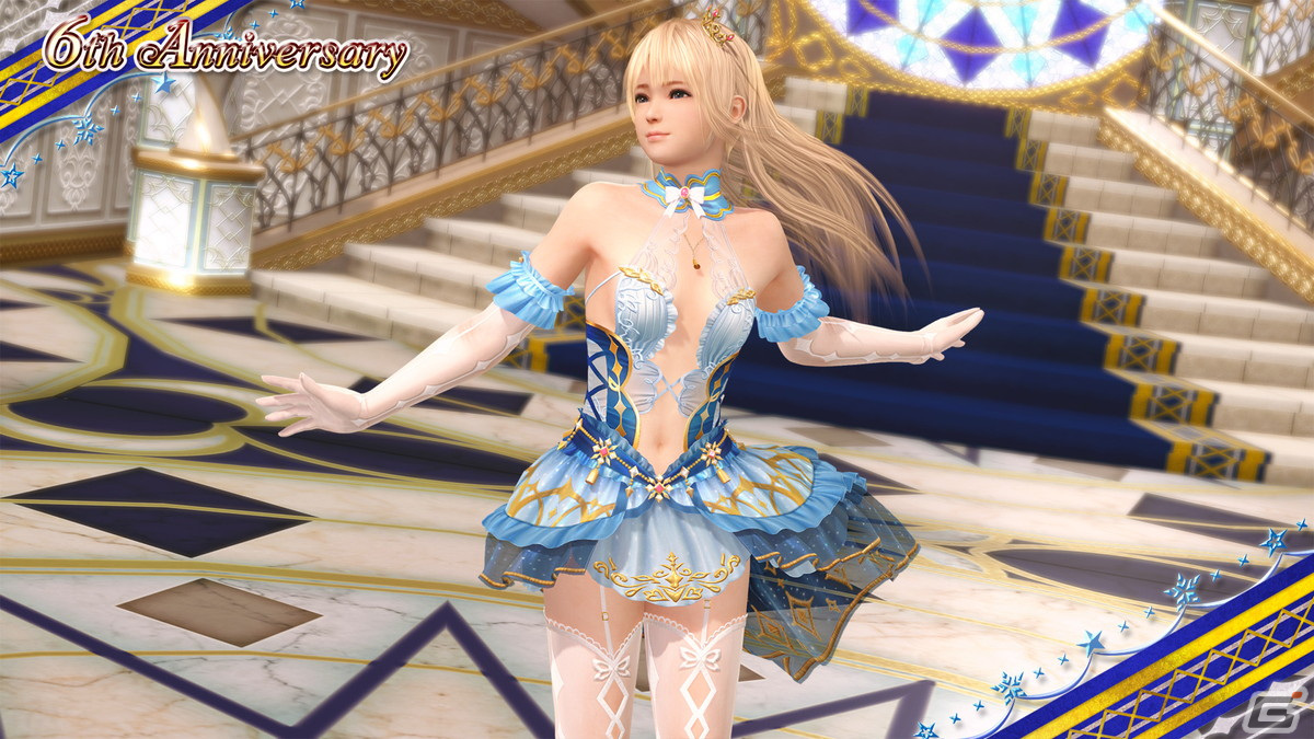 「DEAD OR ALIVE XVV」シンデレラのような6周年記念SSR水着「サンドリヨン・エスカリエ」が登場！6thアニバーサリーキャンペーンが開始の画像7