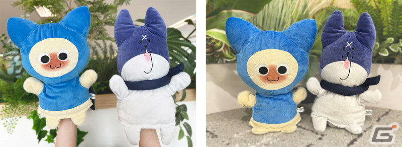 「モンスターハンターライズ:サンブレイク」より「狩猟の導き書」のプライズ景品が11月23日より登場!「ネコ」と「イヌ」のパペットもの画像