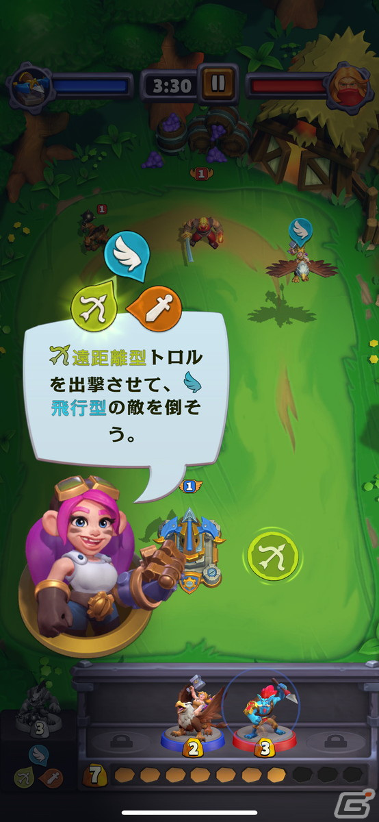 パズル的楽しさを持つソロモードとアツい対戦モードを備えた良作！「ウォークラフト ランブル」レビューの画像