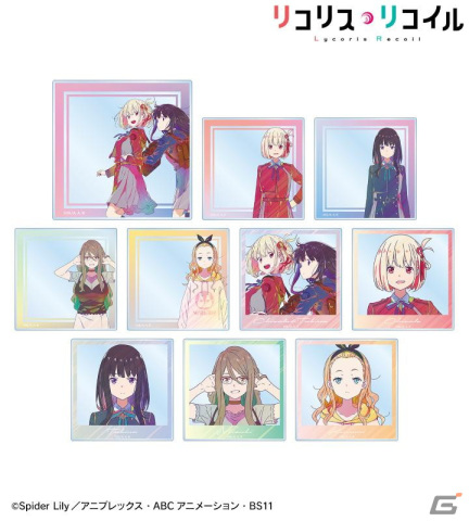 TVアニメ「リコリス・リコイル」より錦木千束と井ノ上たきなの描き下ろし私服イラストグッズが登場！の画像15