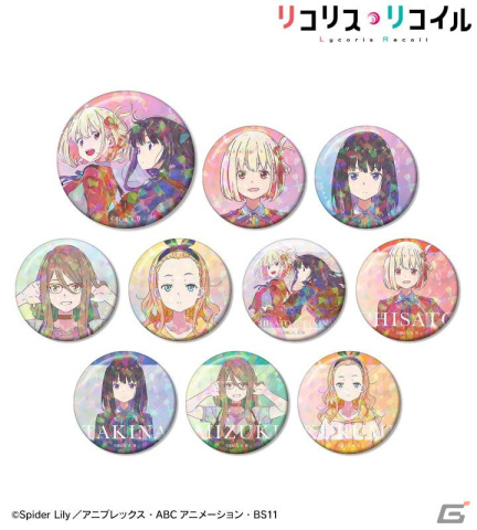 TVアニメ「リコリス・リコイル」より錦木千束と井ノ上たきなの描き下ろし私服イラストグッズが登場！の画像16