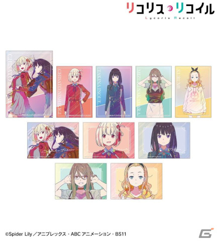TVアニメ「リコリス・リコイル」より錦木千束と井ノ上たきなの描き下ろし私服イラストグッズが登場！の画像17